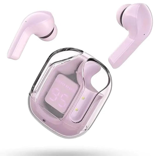 Luseway Transparent EarPods AIR 31 TWS Earbud Pink
