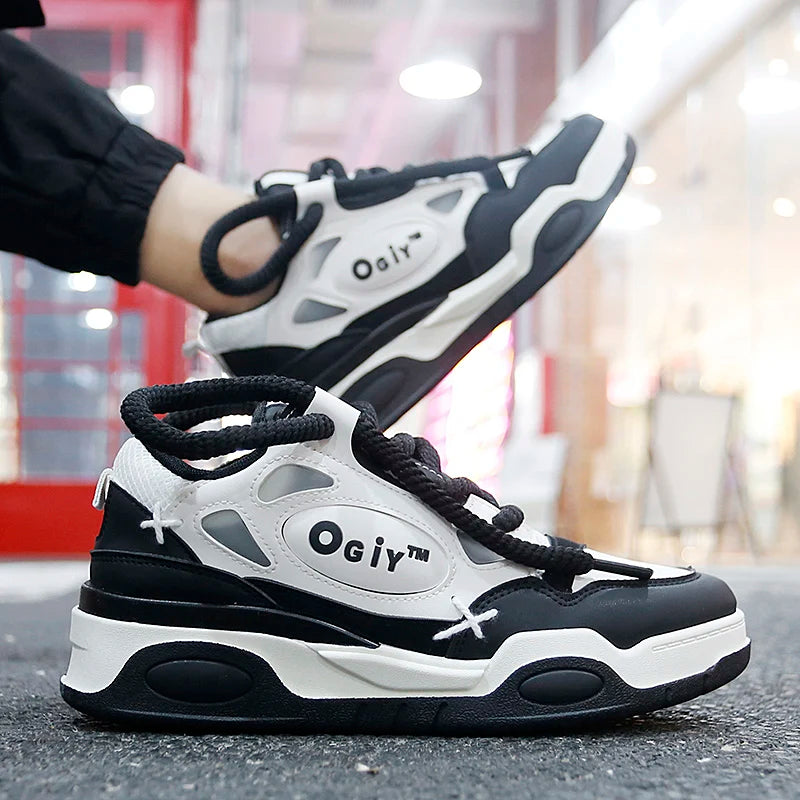 Ogiy Shoes Retro Skateboard Men's Shoes